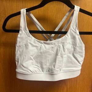 Lululemon White Energy Bra size 6